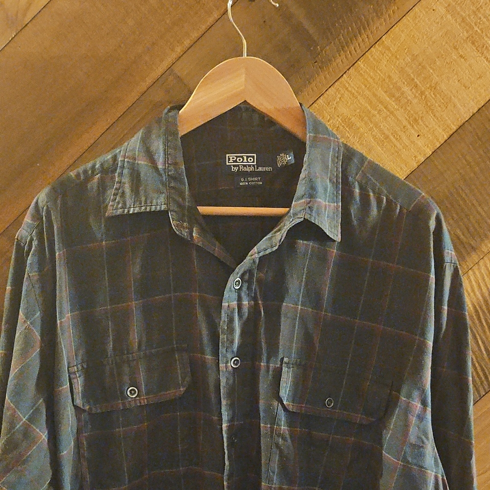 Polo by Ralph Lauren GI Shirt 100% Cotton Vintage Made in USA